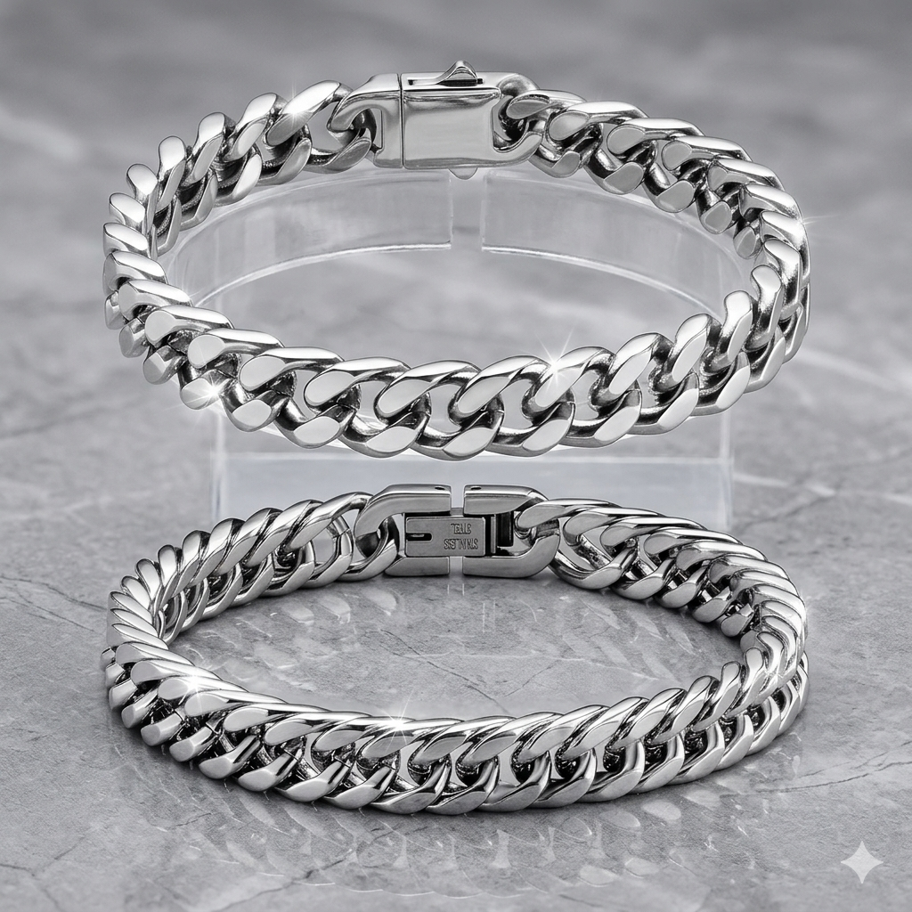 Cuban Bracelet Set