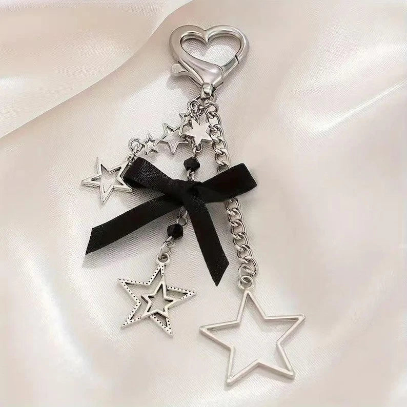 Y2K Star Keychain