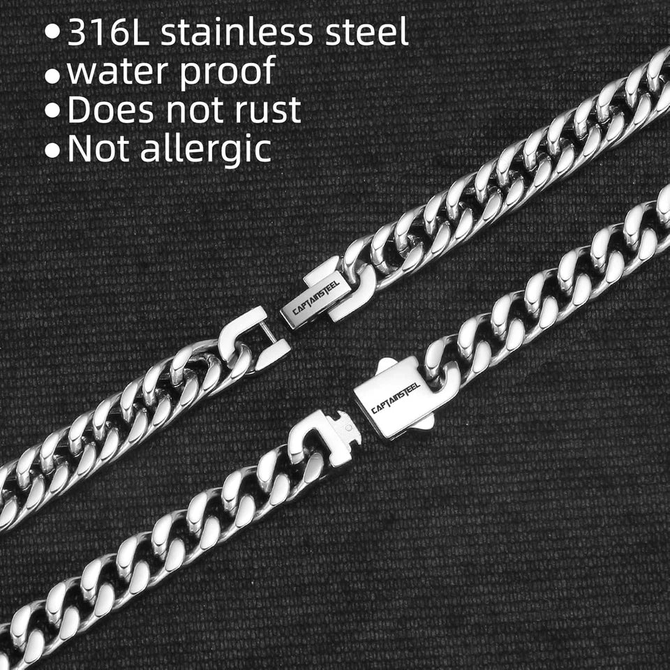 Cuban Bracelet Set